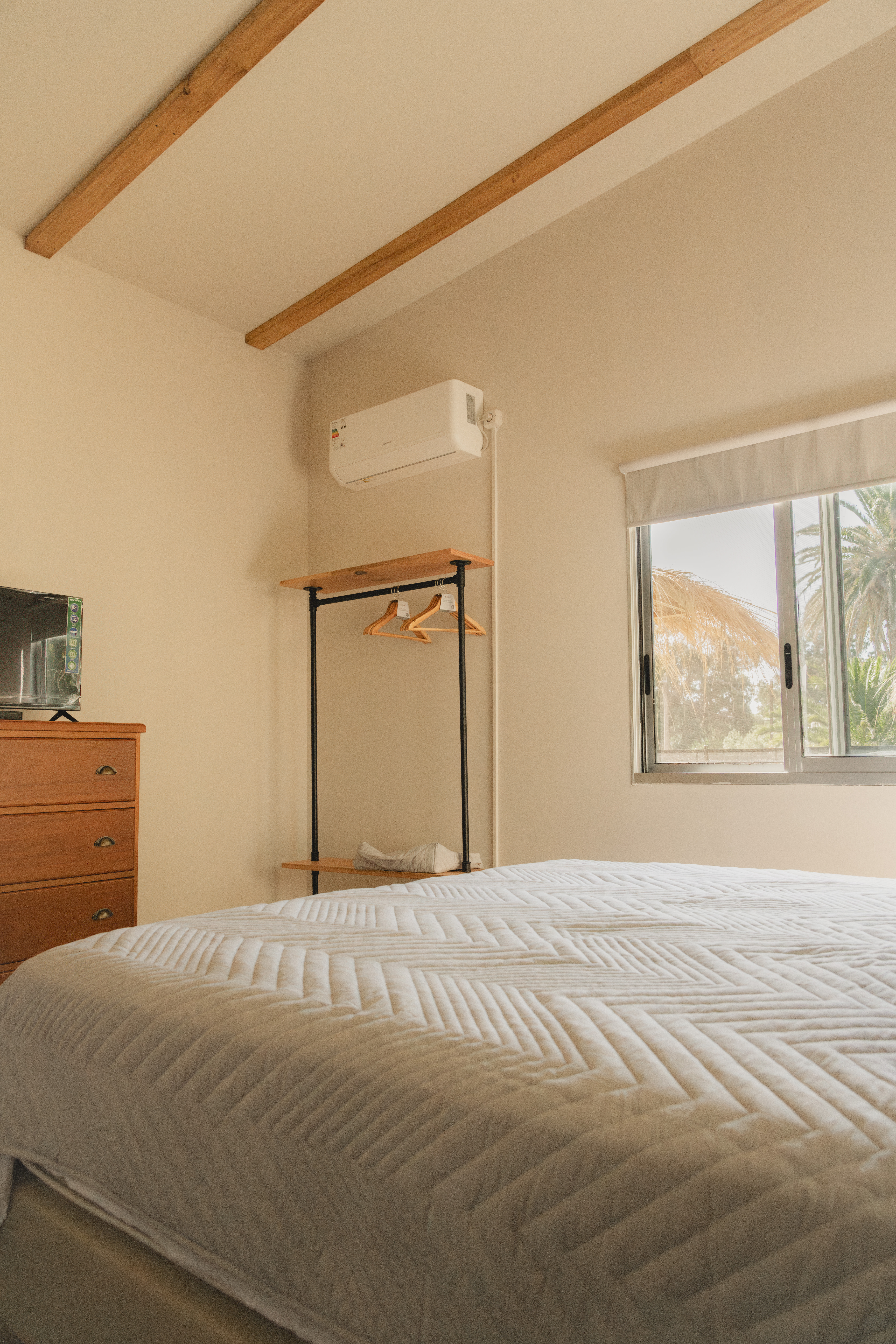 Detalle de dormitorio de Faro de Solis